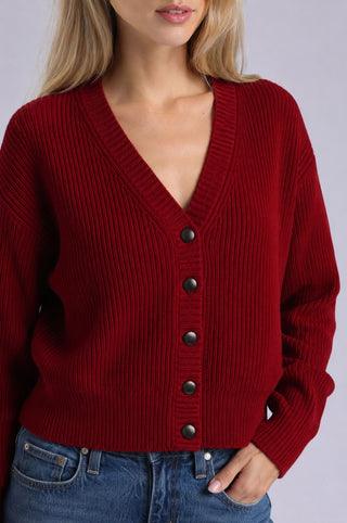 Cotton Shaker Crop Cardigan