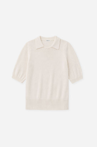Cashmere Short Sleeve Polo