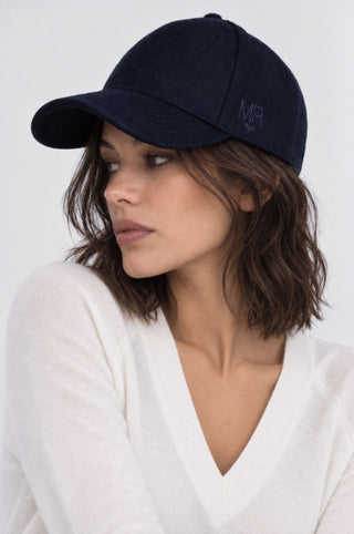 Wool Trucker Hat with Minnie Rose Embroidery