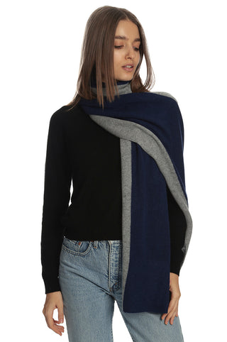 Cashmere Color Blocked Sport Scarf