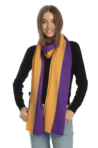 Cashmere Color Blocked Sport Scarf