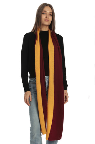 Cashmere Color Blocked Sport Scarf