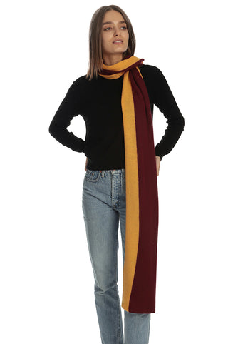 Cashmere Color Blocked Sport Scarf