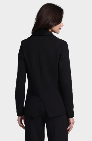 Cotton Blend Fitted Blazer