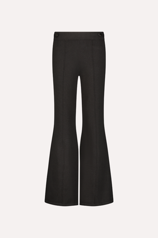 Cotton Blend Wide Leg Pant