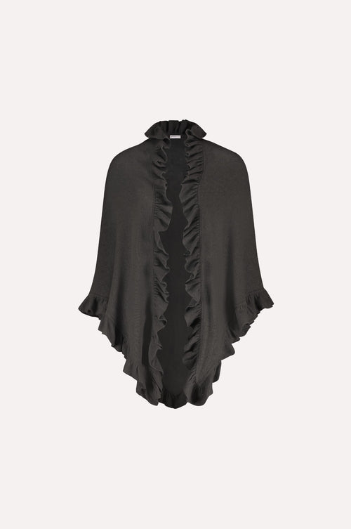 Cashmere Ruffle Shawl