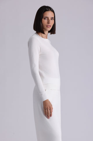 Viscose Long Sleeve Crew Neck