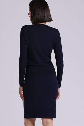 Viscose Overlap Panel Skirt