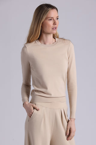Viscose Long Sleeve Crew Neck