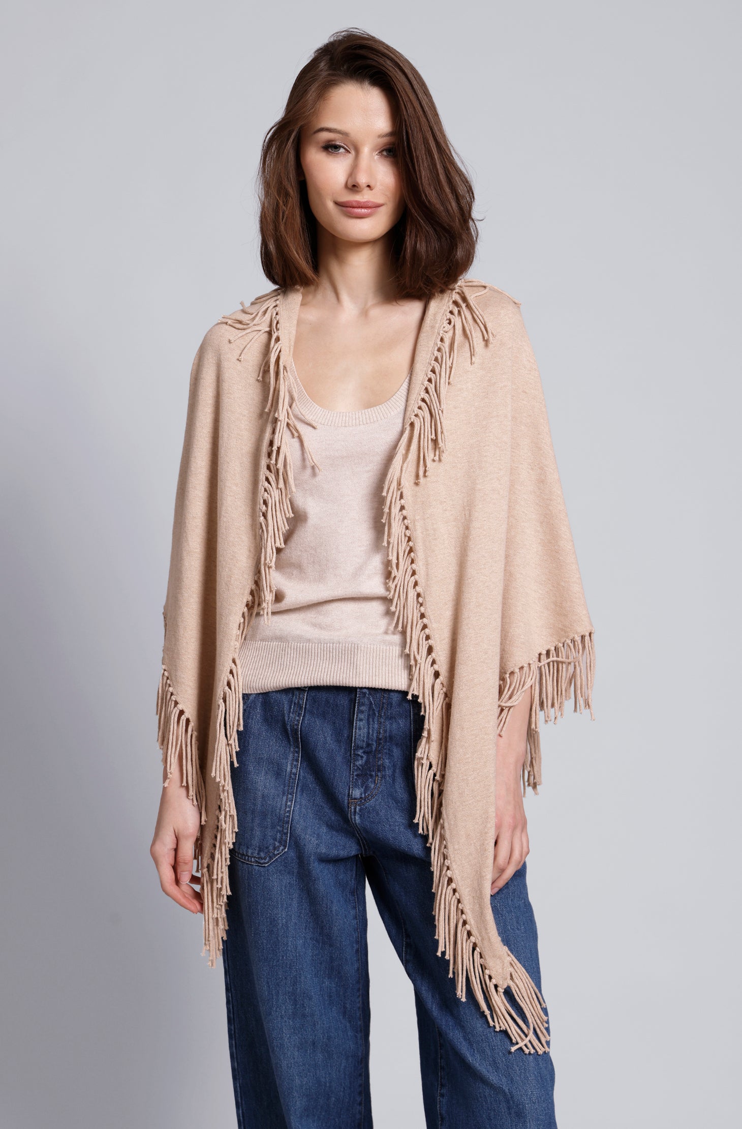 Cashmere Fringe Shawl
