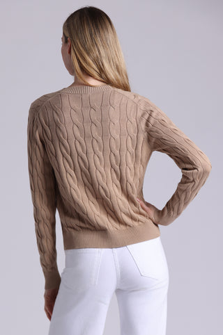 Cotton Classic Cable Cardigan