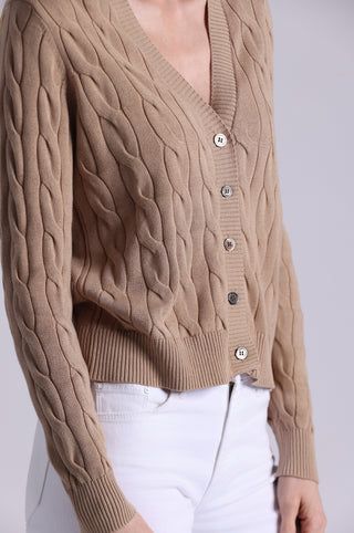 Cotton Classic Cable Cardigan