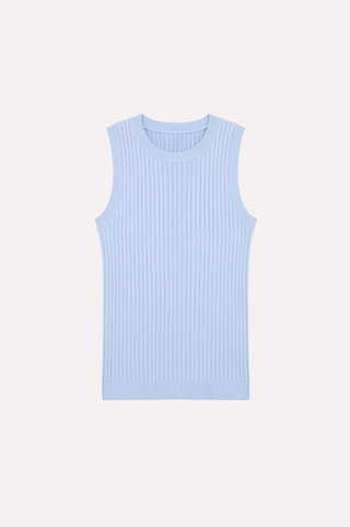 Viscose Ribbed Pointelle Tank