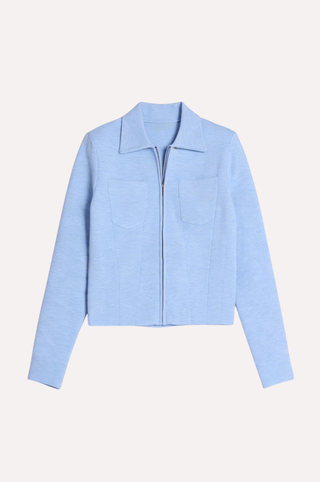 Viscose Zip Front Jacket