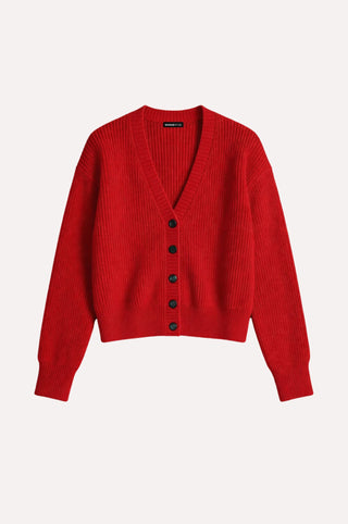 Cotton Shaker Crop Cardigan