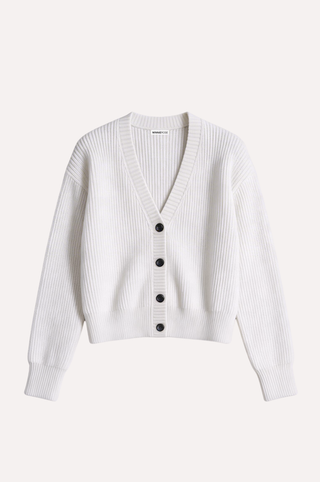Cotton Shaker Crop Cardigan