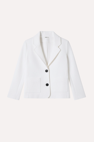Viscose Blend Shrunken Blazer