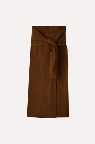 Cashmere Maxi Wrap Skirt