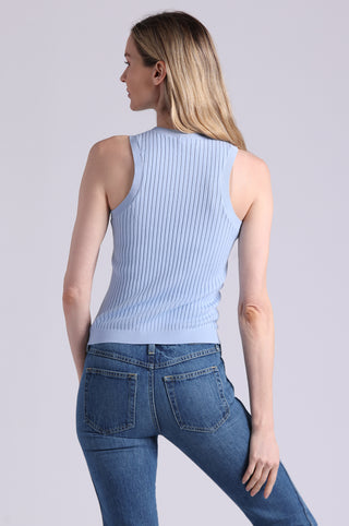 Viscose Ribbed Pointelle Tank