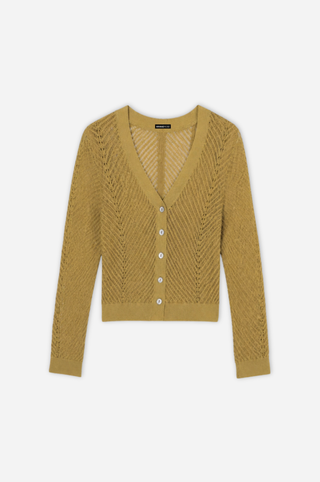 Open Pointelle Cardigan