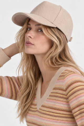 Wool Trucker Hat with Minnie Rose Embroidery