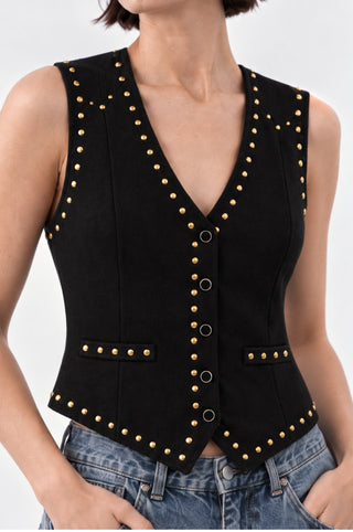 Viscose Western Vest
