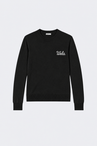 Cotton Cashmere "Wela" Embroidery Crew