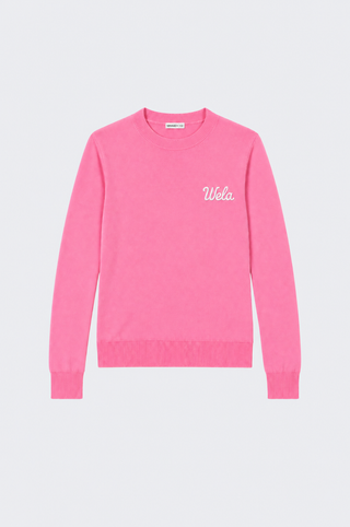 Cotton Cashmere "Wela" Embroidery Crew