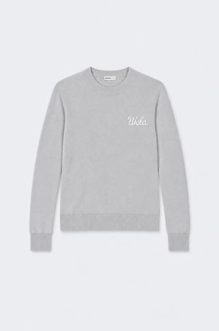 Cotton Cashmere "Wela" Embroidery Crew