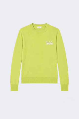 Cotton Cashmere "Wela" Embroidery Crew