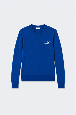 Cotton Cashmere "Wela" Embroidery Crew