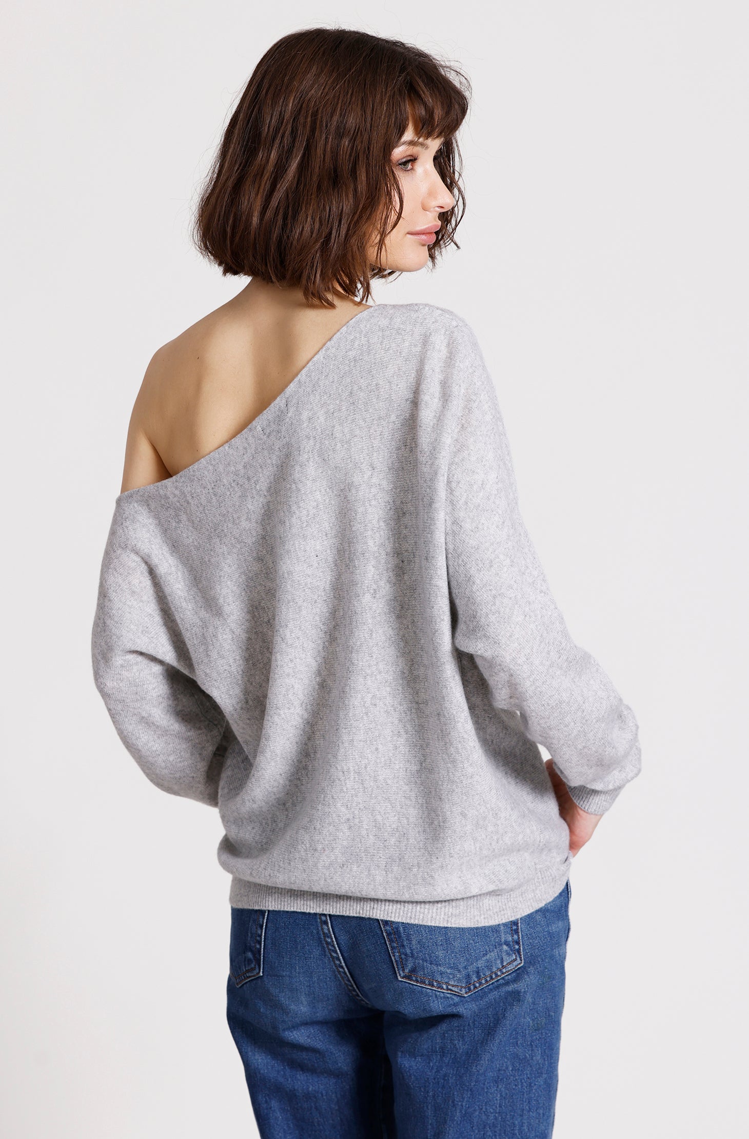 Cashmere Off The Shoulder Top