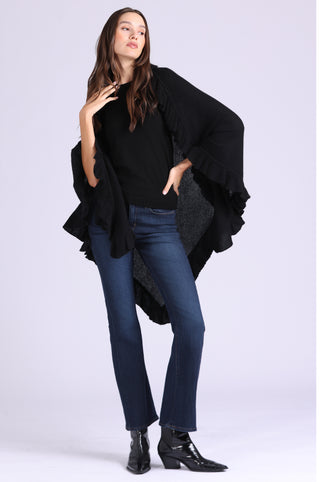 Cashmere Ruffle Shawl