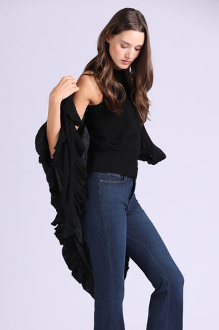 Cashmere Ruffle Shawl