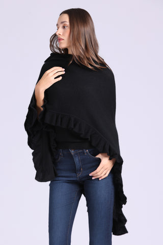 Cashmere Ruffle Shawl