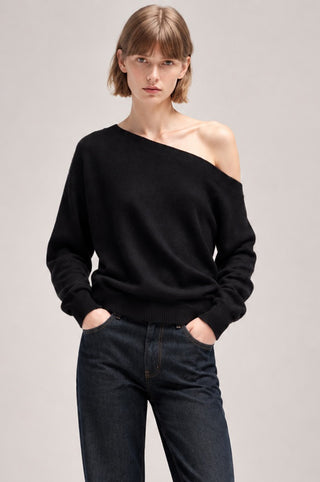 Cashmere Off The Shoulder Top