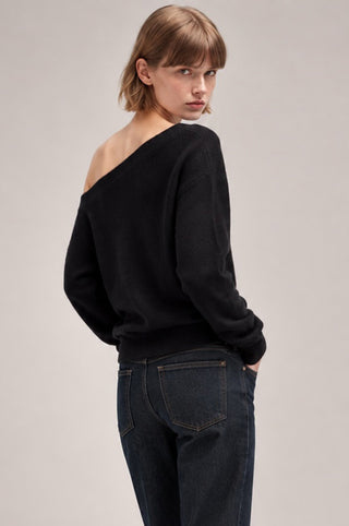 Cashmere Off The Shoulder Top