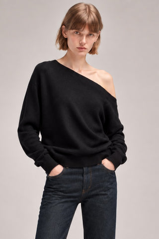 Cashmere Off The Shoulder Top