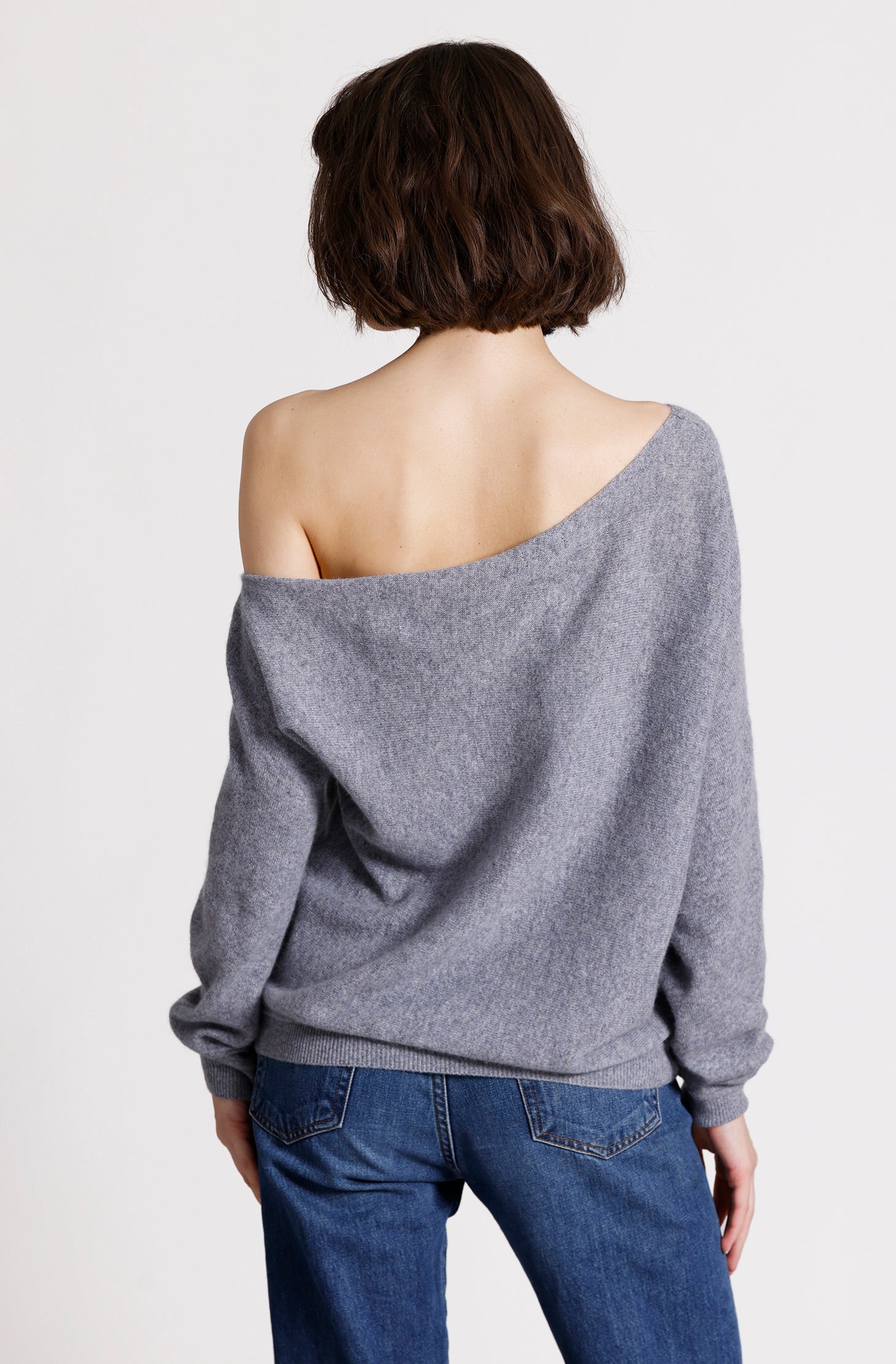 Cashmere Off The Shoulder Top