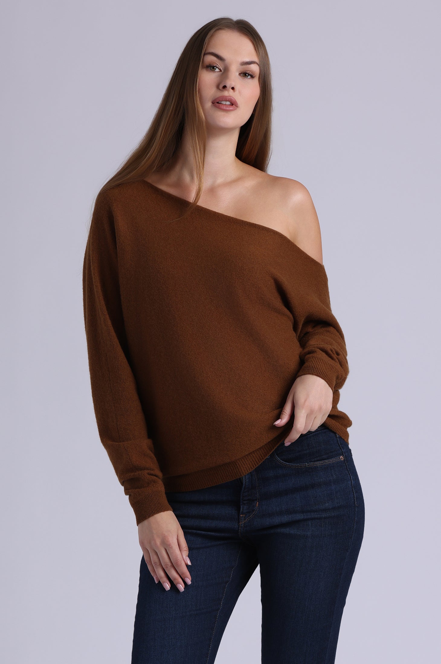 Cashmere Off The Shoulder Top