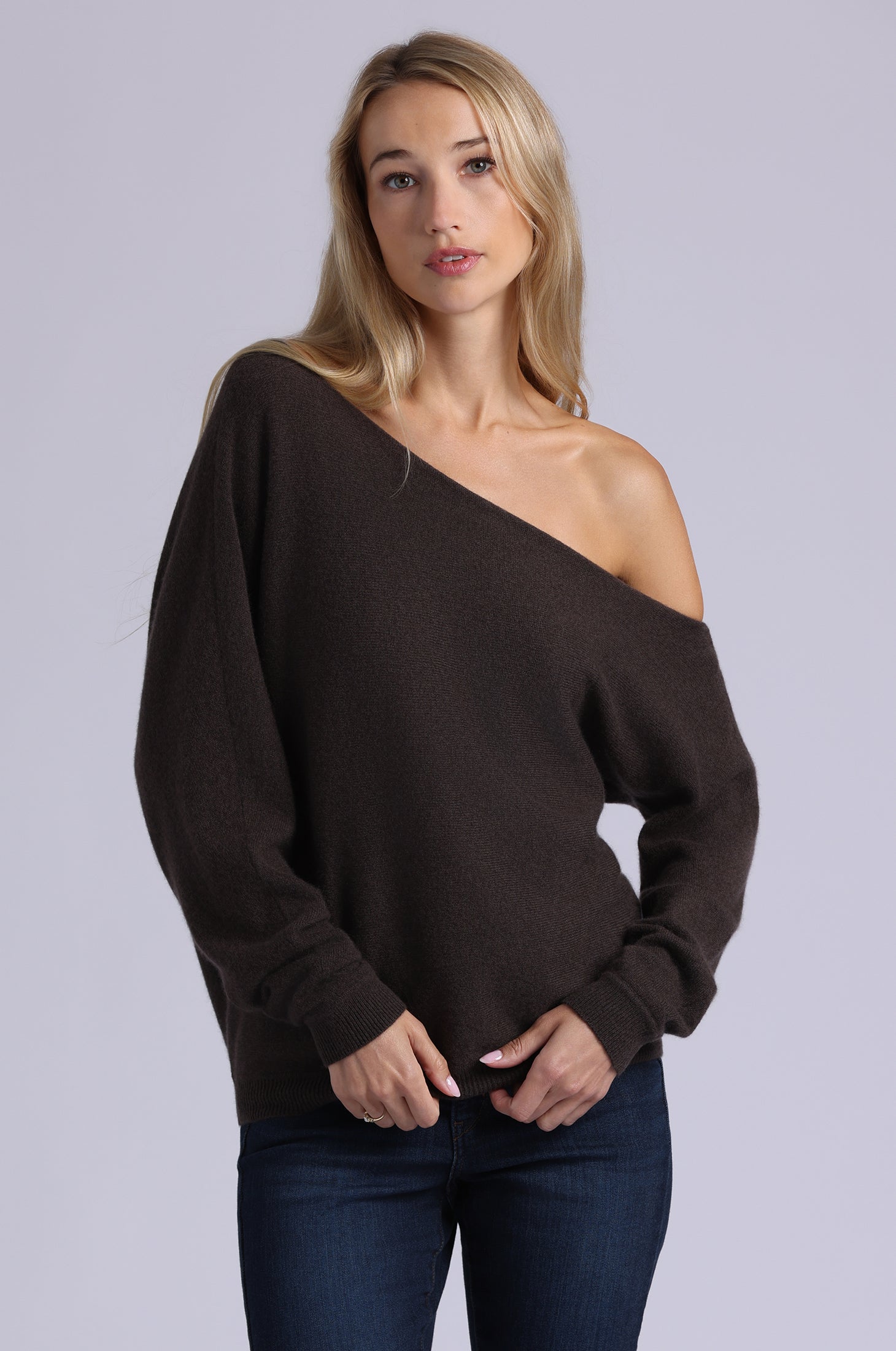Cashmere Off The Shoulder Top