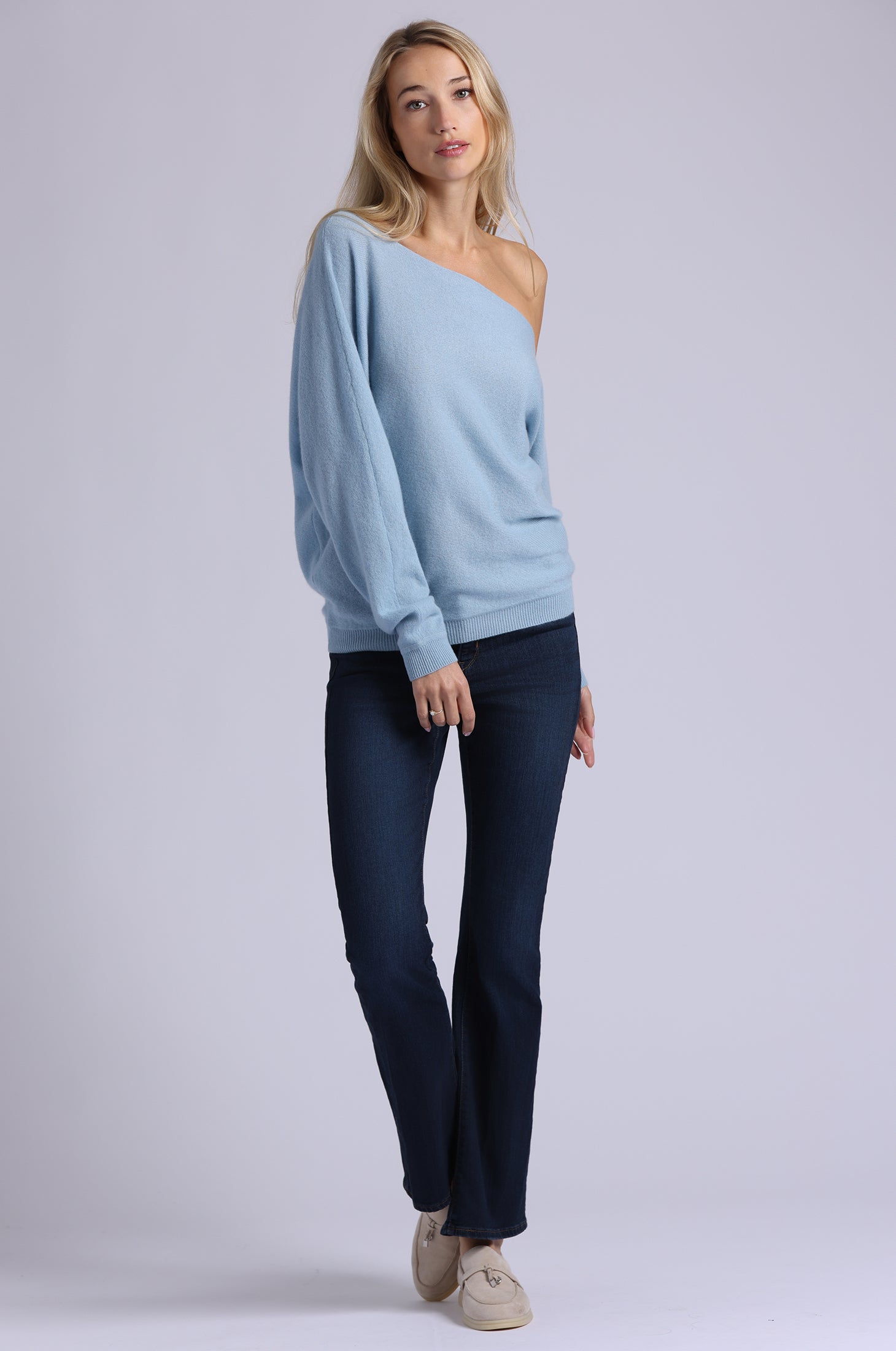 Cashmere Off The Shoulder Top