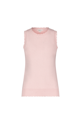 Cotton Cashmere Frayed Tank