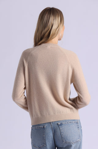 Cashmere 9gg Long Sleeve Shrunken Crew