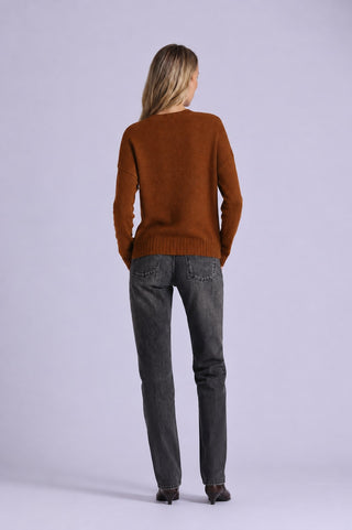 Cashmere 9gg Long Sleeve Shrunken Crew