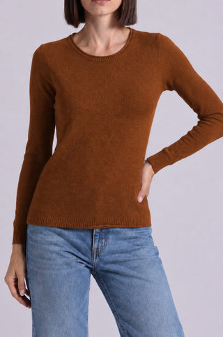 Cashmere 9gg Long Sleeve Shrunken Crew