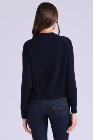 Cashmere 9gg Long Sleeve Shrunken Crew