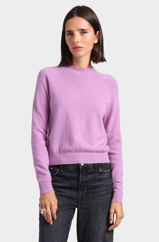 Cashmere 9gg Long Sleeve Shrunken Crew