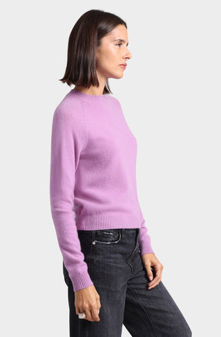 Cashmere 9gg Long Sleeve Shrunken Crew