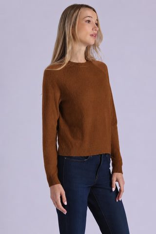 Cashmere 9gg Long Sleeve Shrunken Crew